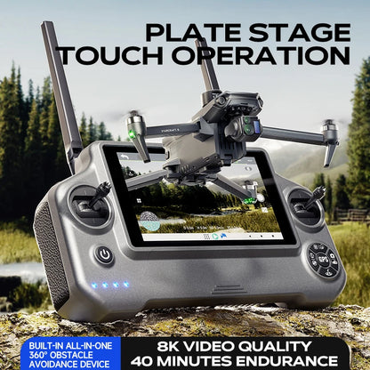Wing 6 Professional Fishing Airdrop Drone 8K HD Camera 3-Axis Gimbal 20KM Brushless GPS Quadcopter Obstacle Avoidance RC Dron