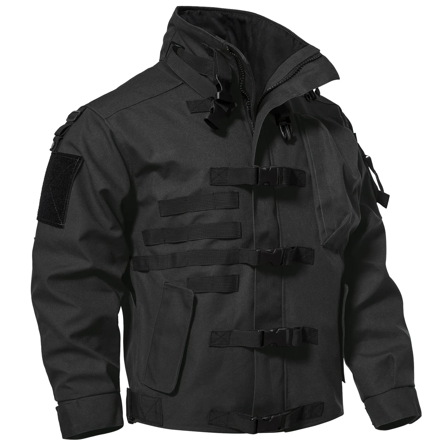Tactical Techwear  Cargo Jacket Mens Outdoor Sport Functional Windbreaker