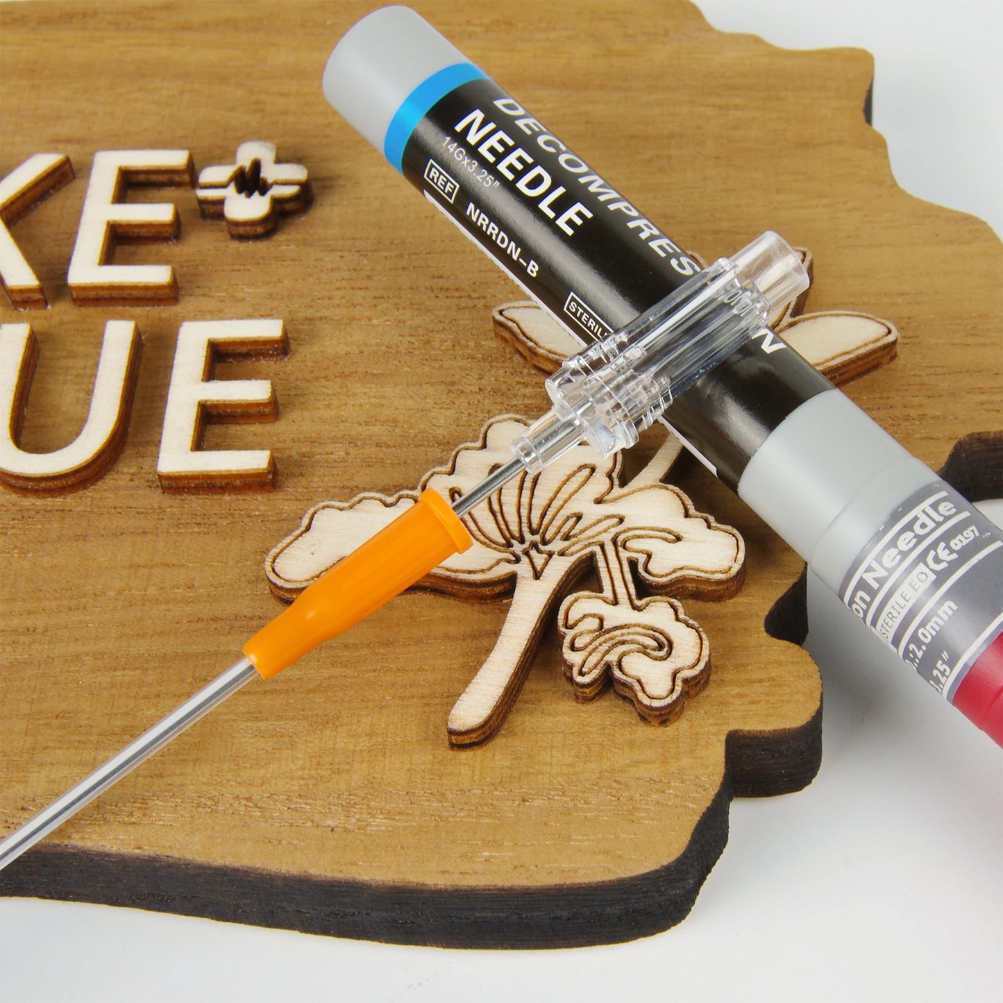 Rescue Pneumothorax Needle Trauma Medical Chest  Needle 50g Needle Decompression.