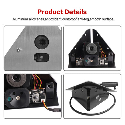 H.265 8MP POE Infrared IR Night Vision Corner Elevator Cam Network IP Cam 2.8MM Lens With Microphone Audio  P2P iCSee XMEye