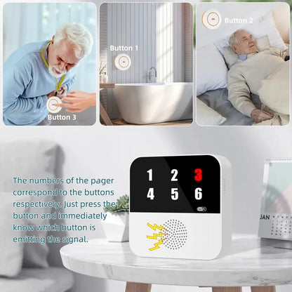 Tuya Smart WiFi Elderly Caregiver Pager SOS Call Button