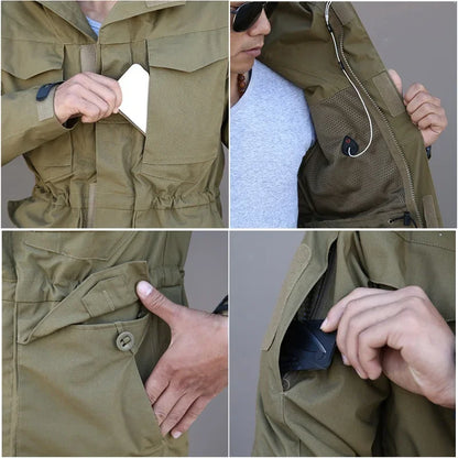 M65 UK US Army Clothing Casual Tactical Windbreaker Field Jacket