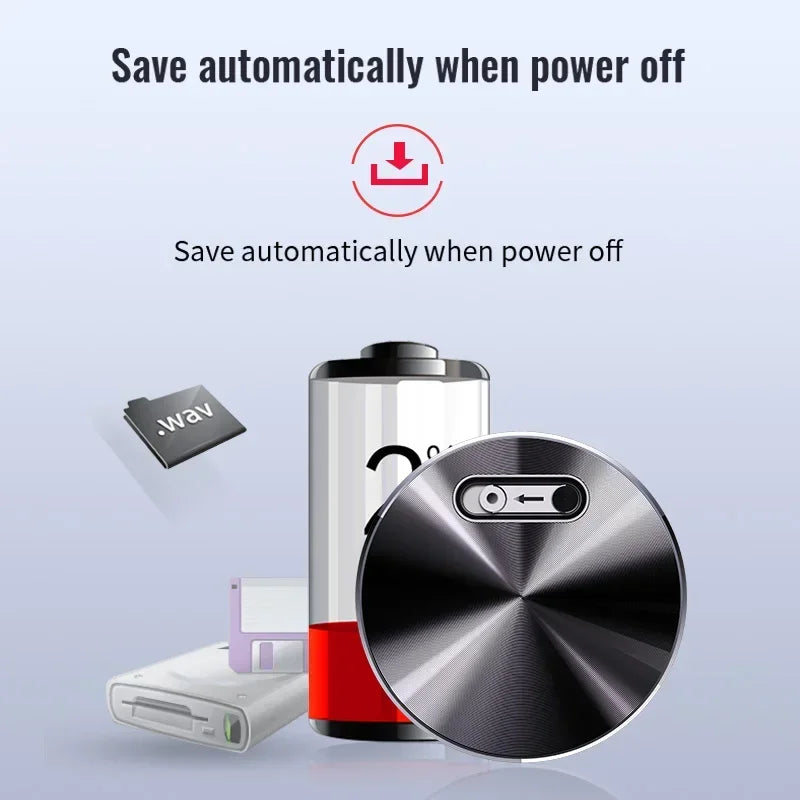 Built-in Magnet Mini Voice Activated Recorder Small Digital Audio Recording Device Sound Dictaphone