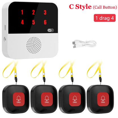 Tuya Smart WiFi Elderly Caregiver Pager SOS Call Button