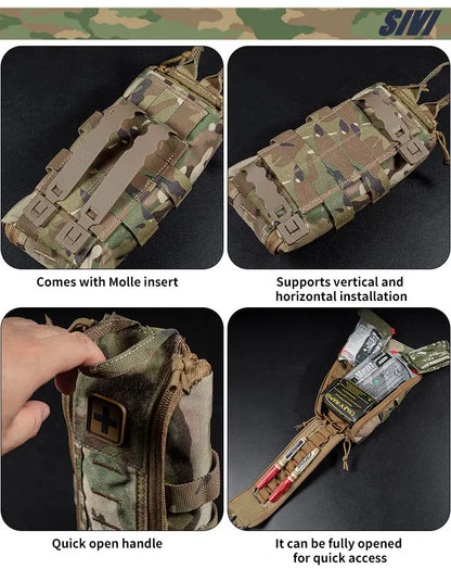 Tactical  First Aid Kits Molle Pouch Mini Waist Bag