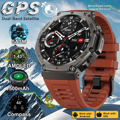 T-Rex 3 Built-in Dual-band GPS Smart Watch