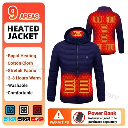2025 Winter 21 Areas Heating Jacket Unisex