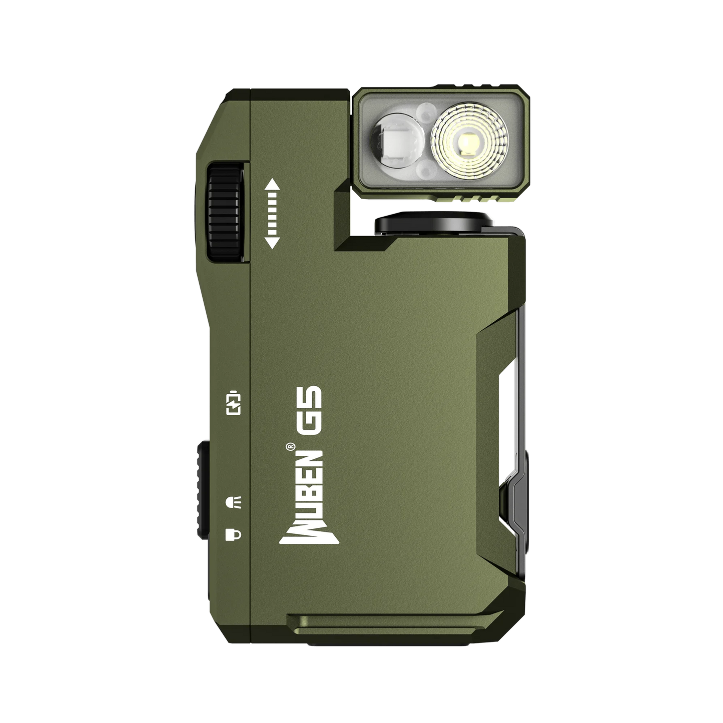 WUBEN G5 400Lumens Mini EDC Light Rechargeable, Ultra-lightweight 180° Rotating Head With Magnetic Tail