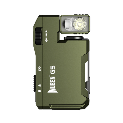 WUBEN G5 400Lumens Mini EDC Light Rechargeable, Ultra-lightweight 180° Rotating Head With Magnetic Tail