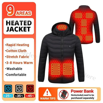 2025 Winter 21 Areas Heating Jacket Unisex