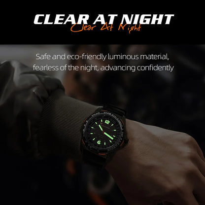 PHOTON Men Digital Solar Powered Military Watch Waterproof 50M Men