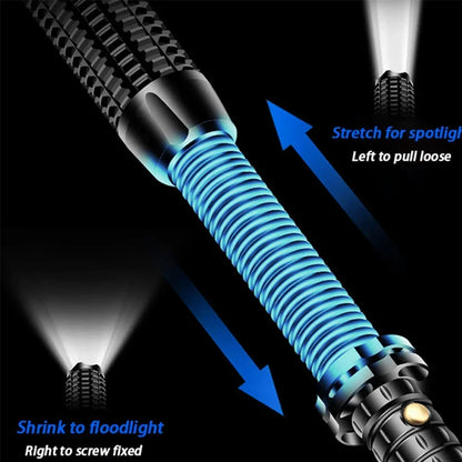 2025 LED Flashlight Aluminum Alloy Extendable Baton