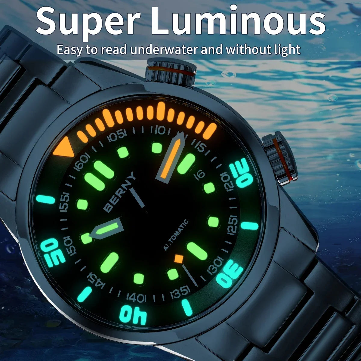 Automatic Dive Watch for Men Super Luminous Original Design