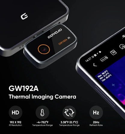 GOYOJO Thermal Imaging Camera for iPhone & Android Phone Infrared  Thermographic Camera