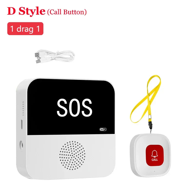 Tuya Smart WiFi Elderly Caregiver Pager SOS Call Button