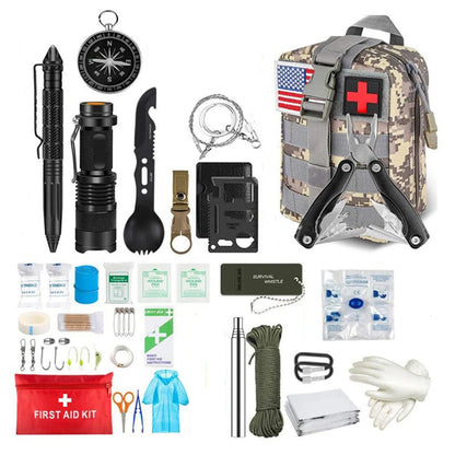 Survival First Aid Kit Survival Full Set Molle Emergency Kit