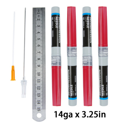 Rescue Pneumothorax Needle Trauma Medical Chest  Needle 50g Needle Decompression.