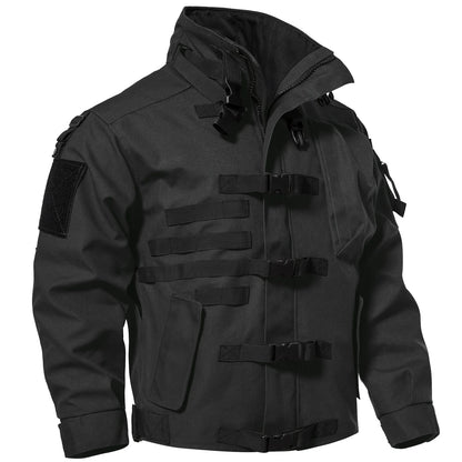 Tactical Techwear  Cargo Jacket Mens Outdoor Sport Functional Windbreaker