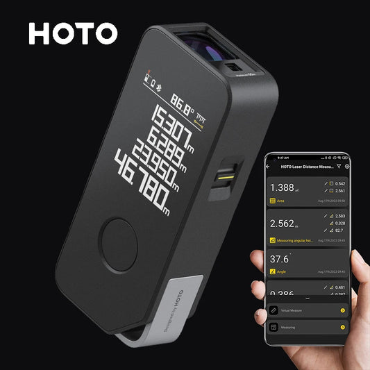 LED Display Intelligent Digital Laser Tape Measuring Range Finder