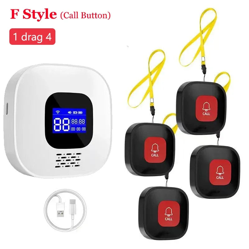 Tuya Smart WiFi Elderly Caregiver Pager SOS Call Button