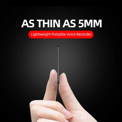 UltraThin Mini Activated Digtal Voice Recorder Espia Card 8-32GB   Dictaphone Sound Record MP3 Player