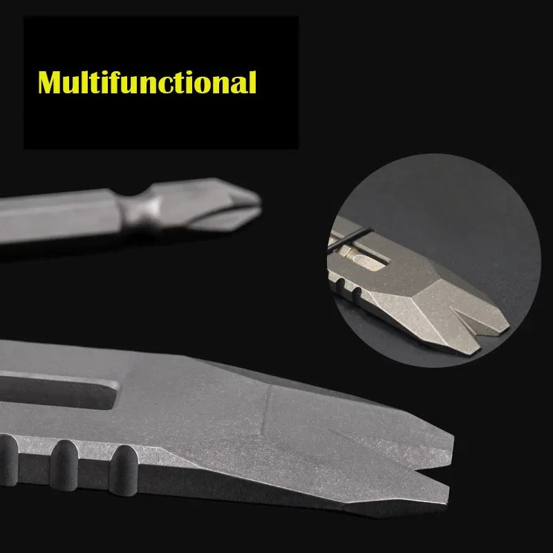 NEW mini Titanium alloy pry bar outdoor EDC multifunctional pry bar