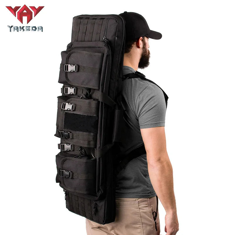 YAKEDA Tactical Gun Bag Nylon Rifle Backpack