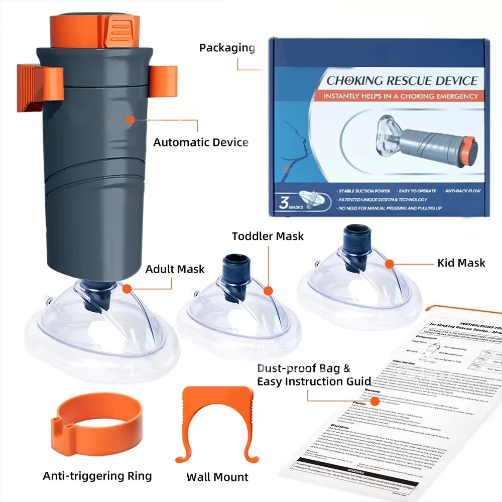 Adult & Children Portable Asphyxia Rescue Device