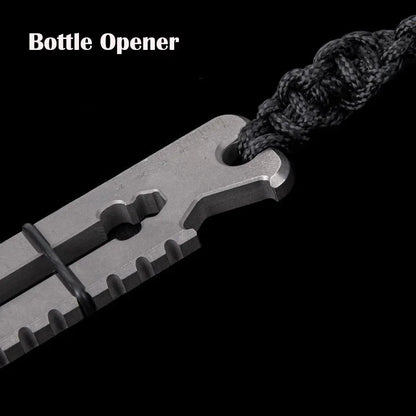 NEW mini Titanium alloy pry bar outdoor EDC multifunctional pry bar