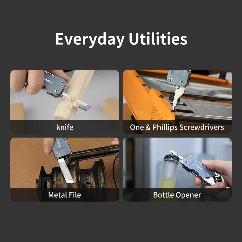 Multi-functional Wrench Multi-tool Portable Folding Tools Adjustable Spanner EDC Tools