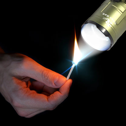 3000LM Outdoor Zoom Waterproof Flashlight