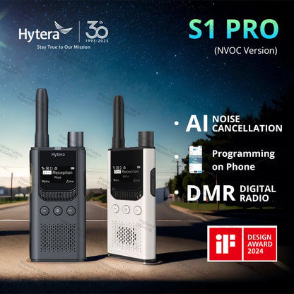 HYTERA S1 Pro DMR UHF Two-way Radio NVOC Encryption
