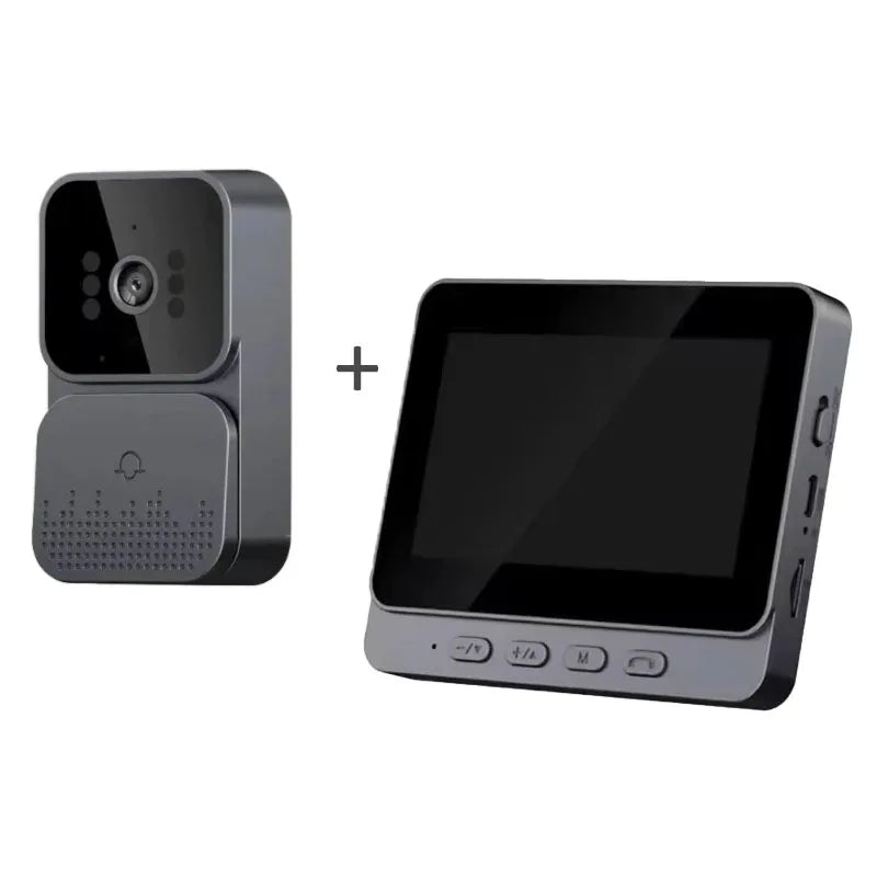 Wireless intercom Doorbell HD Night Vision 4.3in lPs screen Waterproof Visual Doorbell camera smart Home security Video By Bell