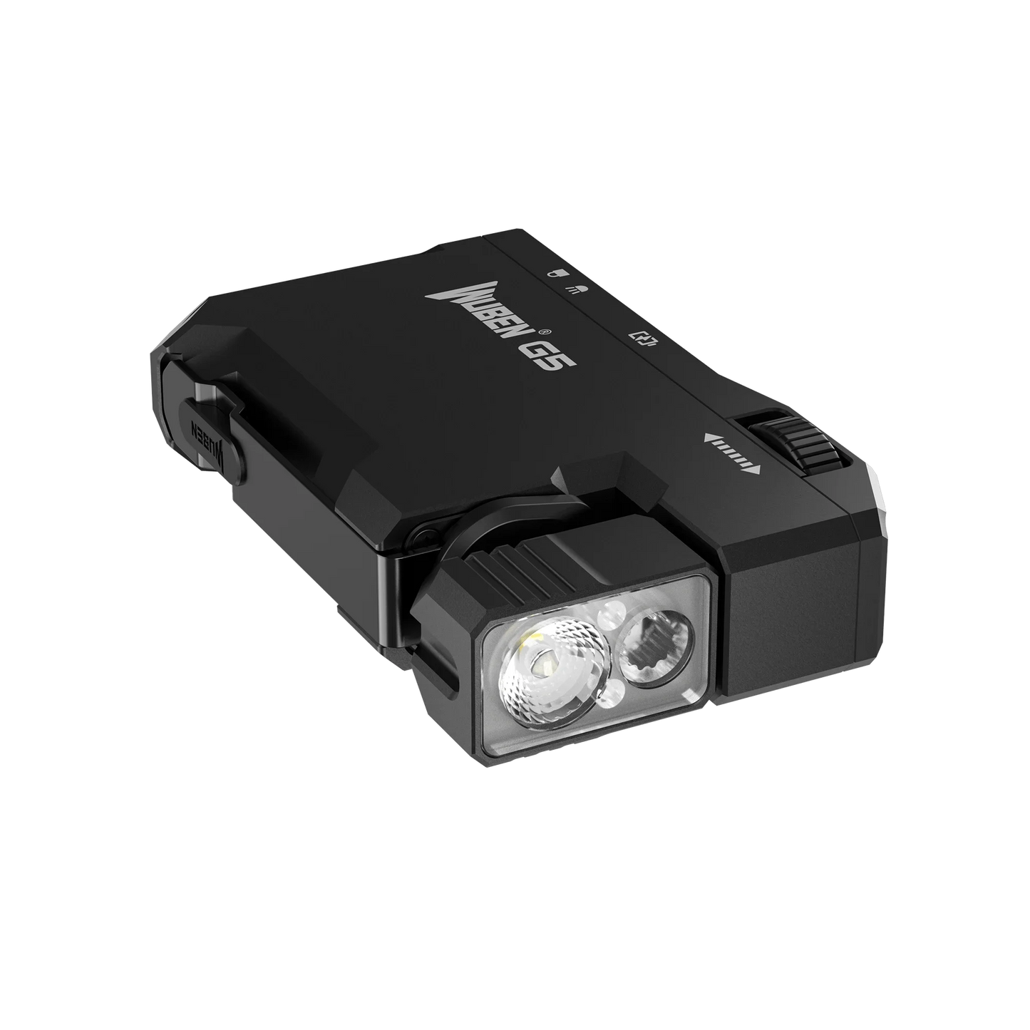 WUBEN G5 400Lumens Mini EDC Light Rechargeable, Ultra-lightweight 180° Rotating Head With Magnetic Tail