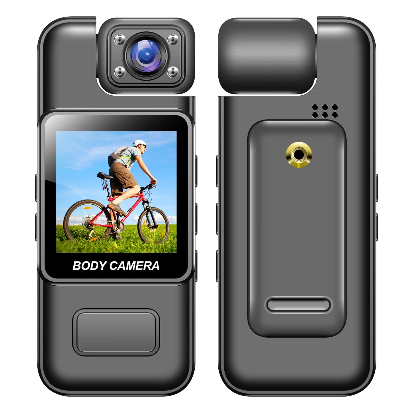 Ultra HD 8K Wifi Camera Digital Video Mini Portable/ Handheld Law Enforcement Recorder 180° Rotatable Lens