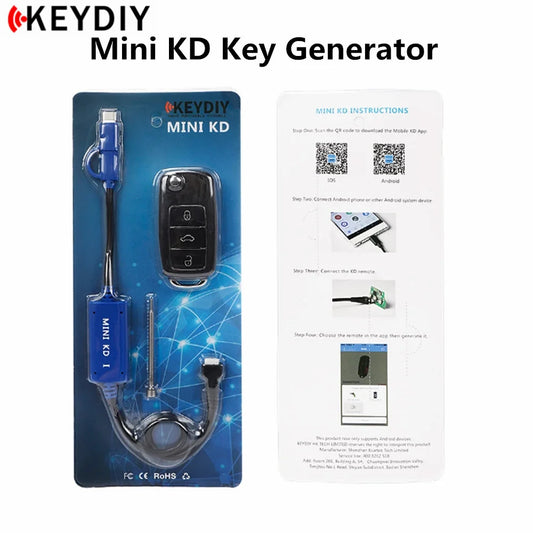 KEYDIY Mini KD Key Generator Remotes  in Your Phone Support Android Make More Than 1000 Auto Remotes