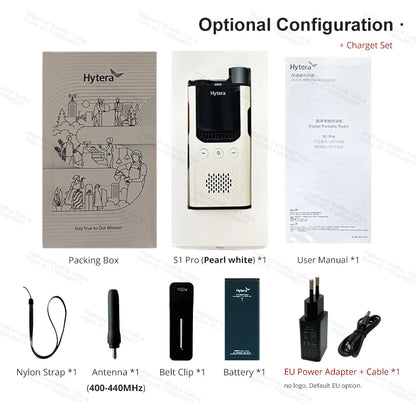 HYTERA S1 Pro DMR UHF Two-way Radio NVOC Encryption