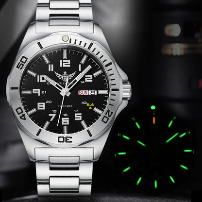 V1019 Brand 44MM Men Watch NH36 100M PROFESSIONAL Deep Diving  Automatic Watch Sapphire Lens