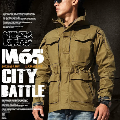 M65 UK US Army Clothing Casual Tactical Windbreaker Field Jacket