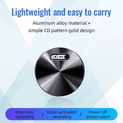 Built-in Magnet Mini Voice Activated Recorder Small Digital Audio Recording Device Sound Dictaphone