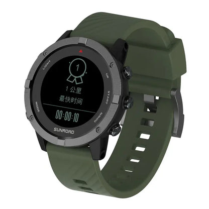 SUNROAD Men's Sports Watch: GPS Positioning, Multi-Sport Data Analysis, Waterproof, Mobile Sync
