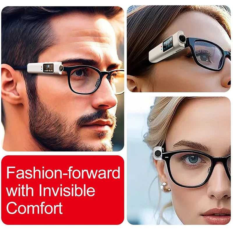 Xion 4K Mini FPV Eyeglasses Attachment  Micro-camera HD WiFi Intelligent Headset Glasses