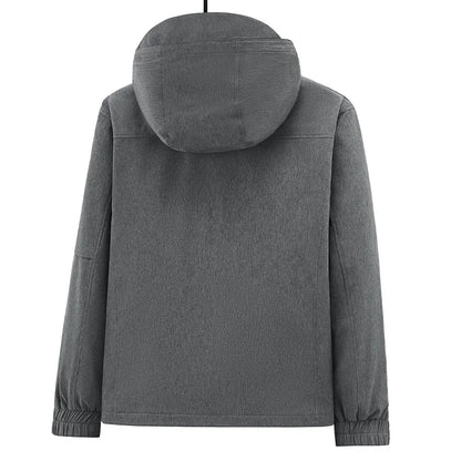Hooded tactical self-defense stab slash resistant jacket