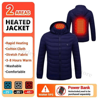 2025 Winter 21 Areas Heating Jacket Unisex
