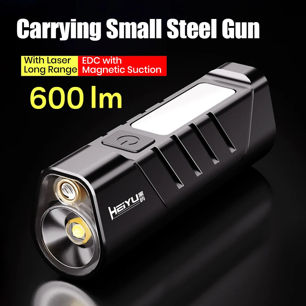 SKYRAY SM55 600Lumen EDC Flashlight  USB C Rechargeable Torch