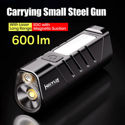 SKYRAY SM55 600Lumen EDC Flashlight  USB C Rechargeable Torch