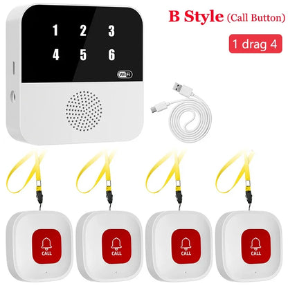 Tuya Smart WiFi Elderly Caregiver Pager SOS Call Button