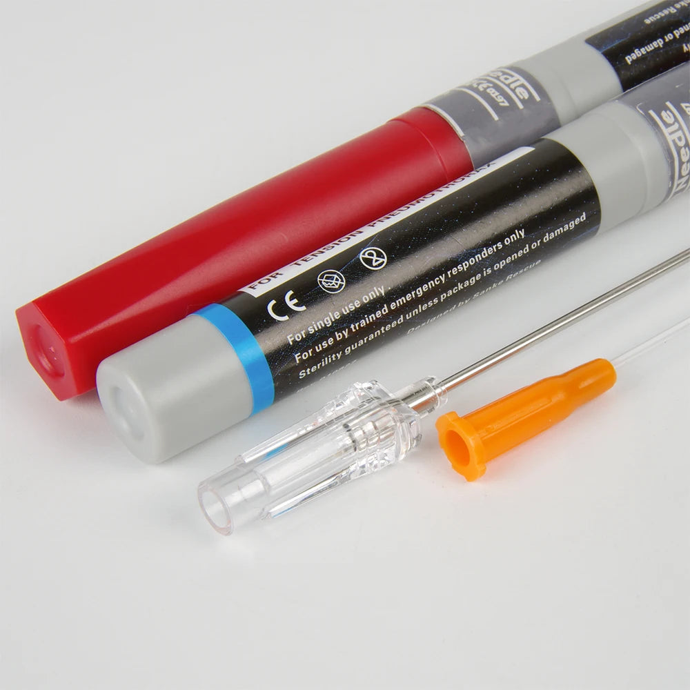 Rescue Pneumothorax Needle Trauma Medical Chest  Needle 50g Needle Decompression.