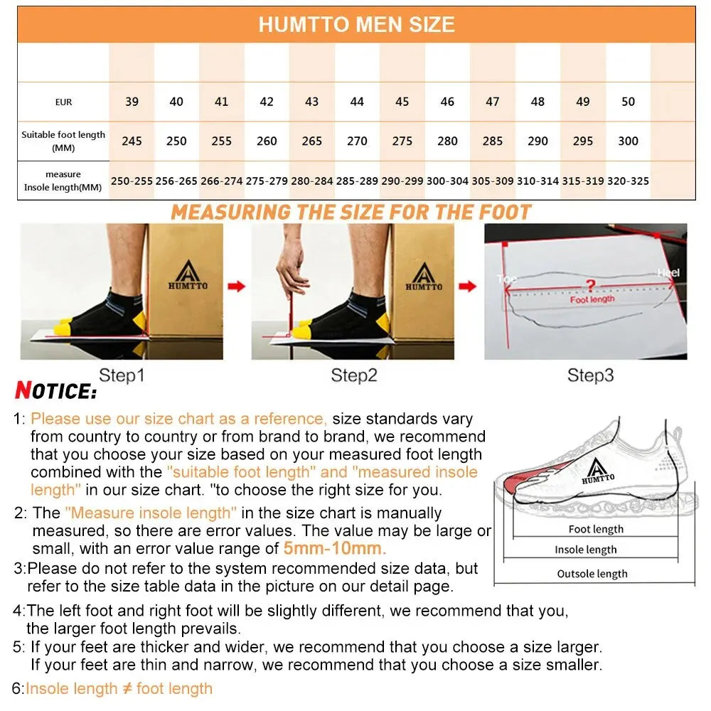 HUMTTO Summer Tac Shoes for Men- Limited Stock