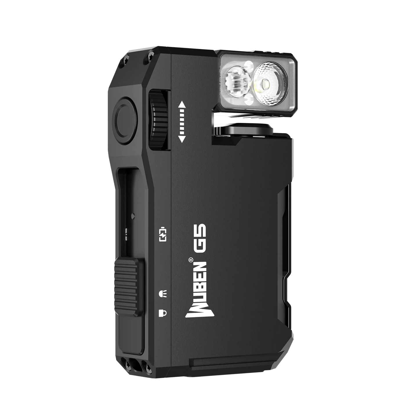 WUBEN G5 400Lumens Mini EDC Light Rechargeable, Ultra-lightweight 180° Rotating Head With Magnetic Tail